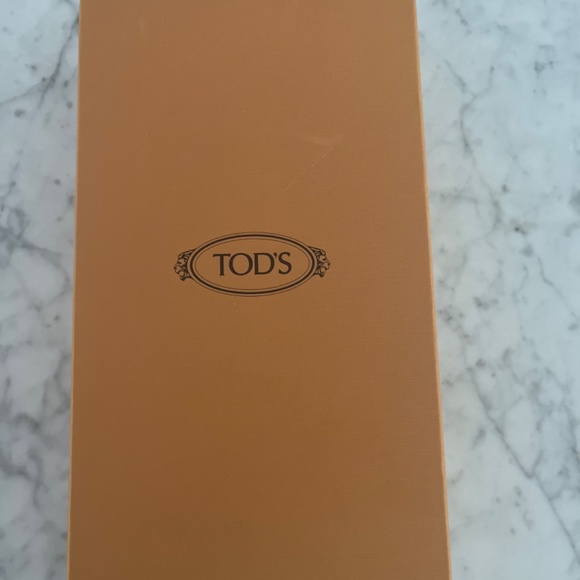 TODS blue studded ballerina flats - Picture 5 of 12